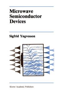 Book Cover for Microwave Semidonductor [Sic] Devices by Sigfrid Yngvesson