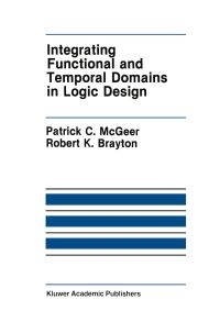 Book Cover for Integrating Functional and Temporal Domains in Logic Design by Patrick C McGeer, Robert King Brayton