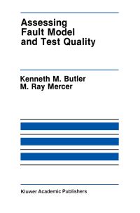 Book Cover for Assessing Fault Model and Test Quality by Kenneth M Butler, Melvin Ray Mercer
