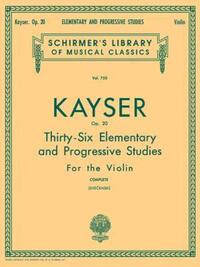 Book Cover for H.E. Kayser, Op. 20 by Louis Svecenski