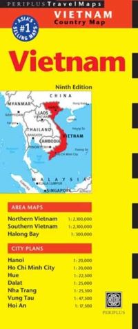 Book Cover for Vietnam Travel Map Ninth Edition by Periplus Editions edited by