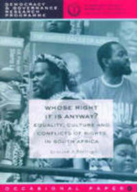 Book Cover for Whose Right Is It Anyway? by Kristina A Bentley
