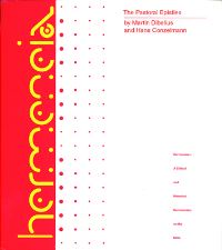 Book Cover for The Pastoral Epistles; by Martin Dibelius, Hans Conzelmann