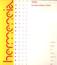 Book Cover for Hosea by Hans Walter Wolff