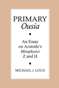 Book Cover for Primary Ousia by Michael J Loux