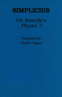 Book Cover for On Aristotle's Physics 7 by Simplicius, Charles Hagen