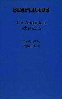 Book Cover for On Aristotle's Physics 2 by Simplicius, Barrie Fleet