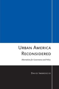 Book Cover for Urban America Reconsidered by David L. Imbroscio