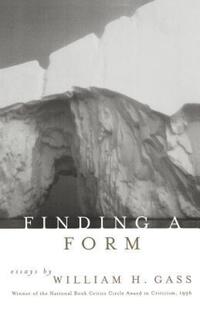 Book Cover for Finding a Form by William H Gass