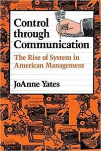 Book Cover for Control Through Communication by JoAnne Yates