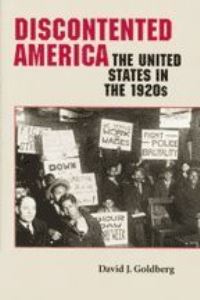 Book Cover for Discontented America by David J Goldberg