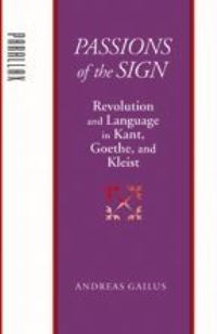 Book Cover for Passions of the Sign by Andreas Gailus