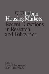 Book Cover for Urban Housing Markets by Larry S Bourne, John R Hitchcock, Judith Kjellberg Bell