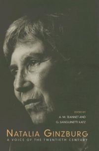 Book Cover for Natalia Ginzburg by Angela M Jeannet, Giuliana Sanguinetti Katz