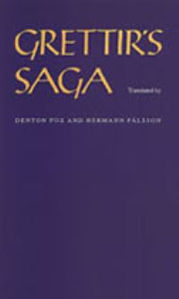 Book Cover for Grettir's Saga by ERuth Harvey, Hermann Palsson