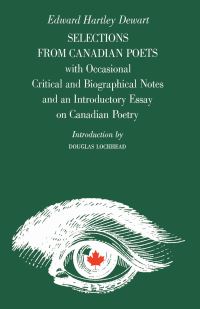 Book Cover for Selections from Canadian Poets by Edward Dewart