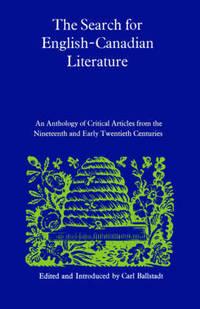Book Cover for The Search for English-Canadian Literature by Carl Ballstadt