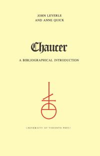 Book Cover for Chaucer by John Leyerle, Anne Quick