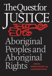 Book Cover for The Quest for Justice by Menno Boldt, J Anthony Long, Leroy Little Bear