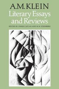 Book Cover for Literary Essays and Reviews by AM Klein