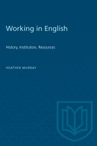 Book Cover for Working in English by Heather Murray