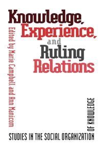 Book Cover for Knowledge, Experience, and Ruling by Marie Campbell, Ann Manicom
