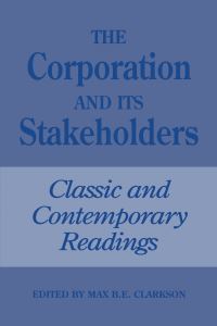 Book Cover for The Corporation and Its Stakeholders by Max Clarkson