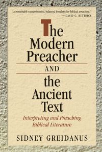 Book Cover for The Modern Preacher and the Ancient Text by Sidney Greidanus