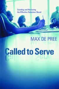 Book Cover for Called to Serve by Max De Pree