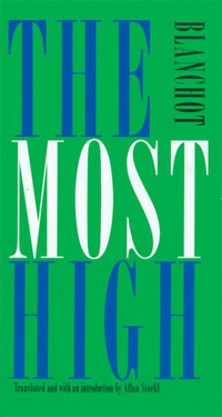 Book Cover for The Most High by Maurice Blanchot