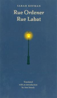 Book Cover for Rue Ordener, Rue Labat by Sarah Kofman