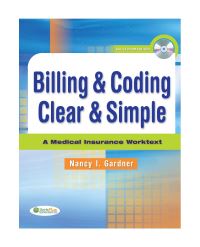 Book Cover for Billing & Coding Clear & Simple by Nancy I Gardner
