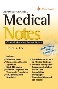 Book Cover for Medical Notes by Bruce Y Lee