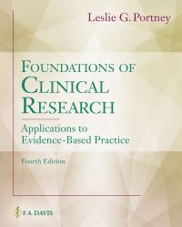 Book Cover for Foundations of Clinical Research by Leslie Gross Portney