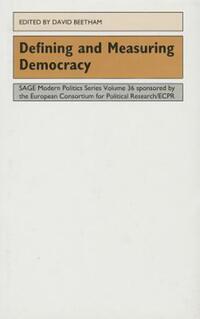 Book Cover for Defining and Measuring Democracy by David Beetham