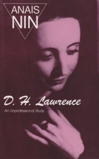 Book Cover for D. H. Lawrence by Anaïs Nin