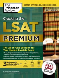 Book Cover for Cracking the LSAT Premium With 3 Real Practice Tests, 27th Edition by The Princeton Review