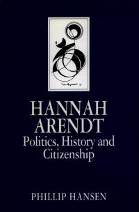 Book Cover for Hannah Arendt by Phillip Birger Hansen