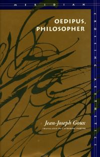 Book Cover for Oedipus, Philosopher by Jean-Joseph Goux