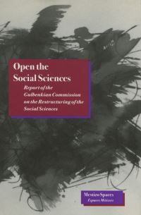 Book Cover for Open the Social Sciences by Immanuel Maurice Wallerstein