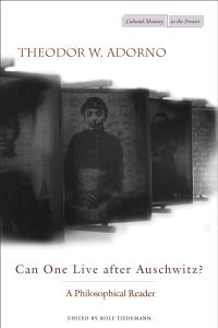 Book Cover for Can One Live After Auschwitz? by Theodor W Adorno, Rolf Tiedemann
