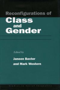 Book Cover for Reconfigurations of Class and Gender by Janeen Baxter, Mark Western