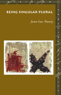 Book Cover for Being Singular Plural by Jean-Luc Nancy