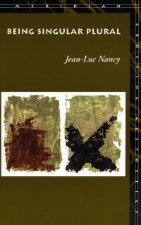 Book Cover for Being Singular Plural by JeanLuc Nancy