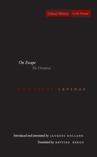Book Cover for On Escape by Emmanuel Lévinas