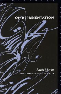 Book Cover for On Representation by Louis Marin