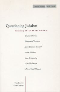 Book Cover for Questioning Judaism by Elisabeth Weber