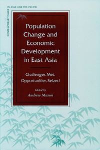 Book Cover for Population Change and Economic Development in East Asia by Andrew Mason