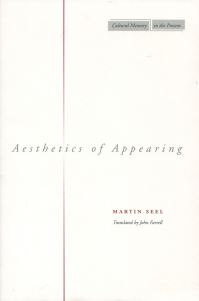 Book Cover for Aesthetics of Appearing by Martin Seel