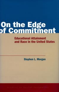 Book Cover for On the Edge of Commitment by Stephen L Morgan